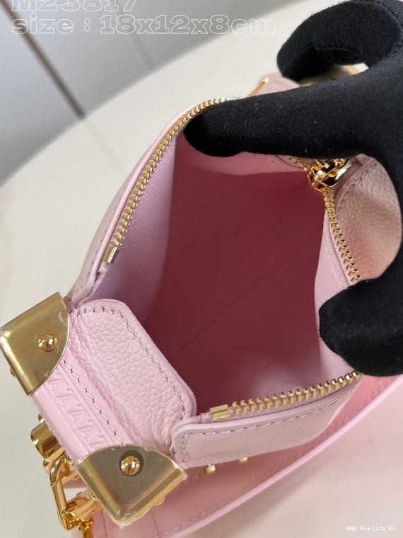 AAA Pruses Bags LOUIS PM-18*12.5*8CM Trunk VUITTON Side 0730